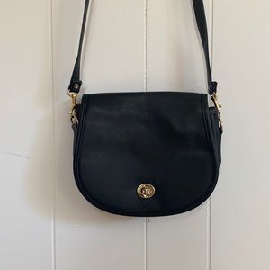 Daniella Bag black vegan leather crossbody purse